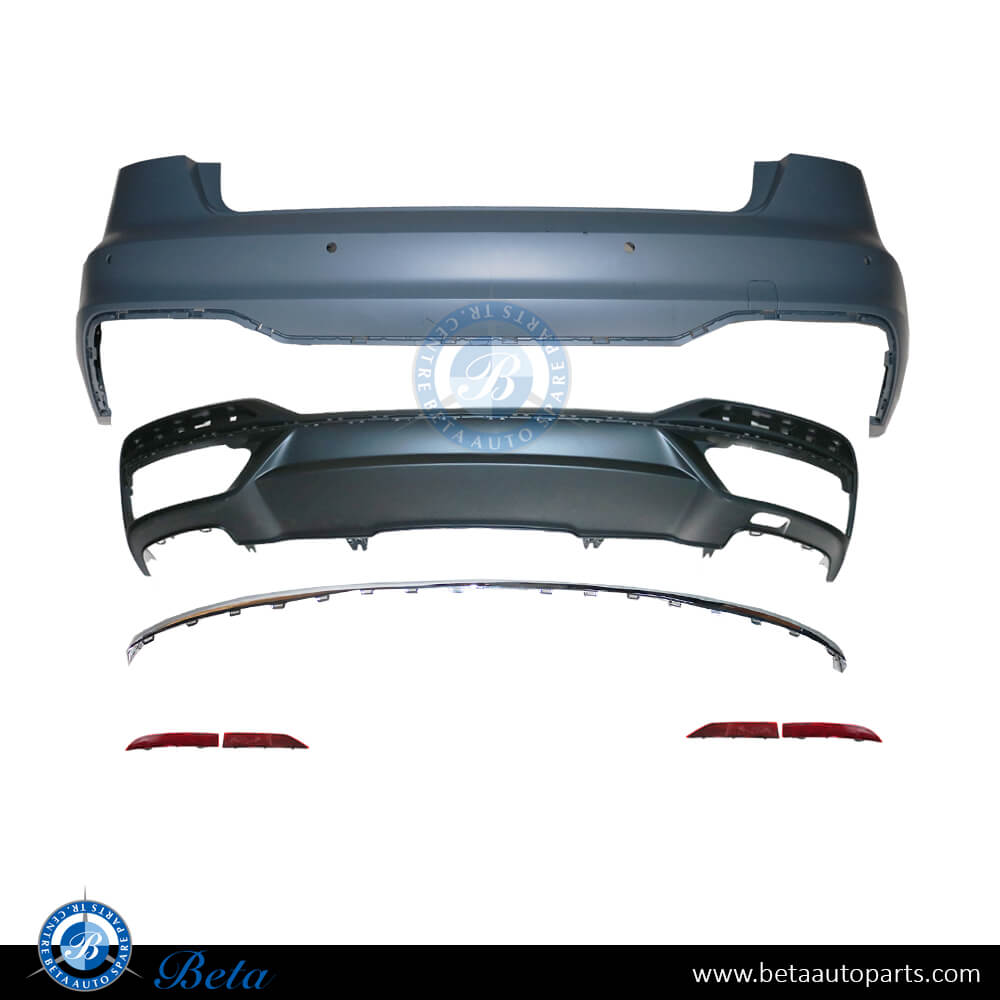 Rear Bumper with PDC for Audi A4 2020-Up models, Part Number 8W5807067G Rear Bumper with PDC for Audi A4 2020-Up models, Part Number 8W5807067G